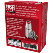 WINCHESTER USA Ready Defense 45 ACP 200gr Hex-Vent HP