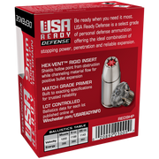 WINCHESTER USA Ready Defense 9mm 124gr Hex-Vent HP
